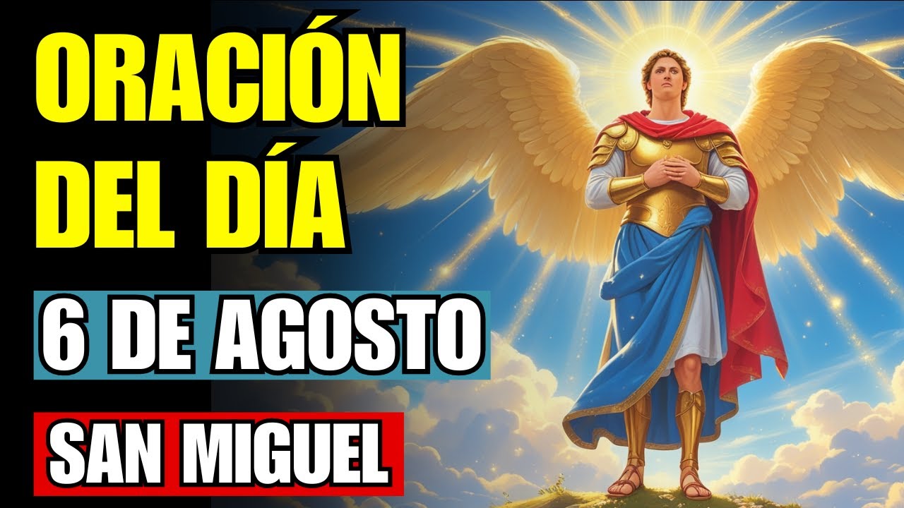 ¡San Miguel calma la tormenta en tu mente y te llena de serenidad celestial! ¡Reza con fe!