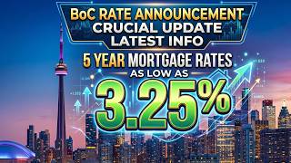 BoC Rate Announcement & Limited Time Rate Promotion!!!