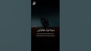 يَا عِبَادِ لَا خَوْفٌ عَلَيْكُمُ - القارئ محمد دياب
