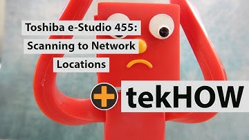 How to Scan to Users Network Folders on the Toshiba e-studio 455