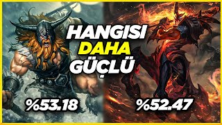 Olaf Vs Hecari̇m Hangi̇si̇ Daha Güçlü? Tek Vi̇deo 2 Maç Ti̇er Li̇st Bölüm 2 Elayja