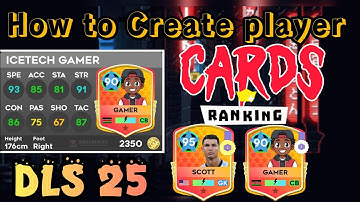 How to Create your own custom card in DLS 25