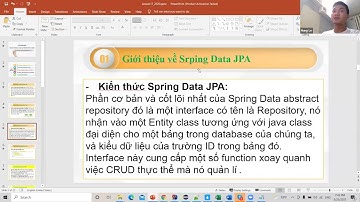 Giới thiệu, cấu hình, thực hành dùng Spring Data JPA trong project Java Web
