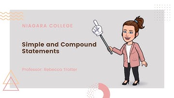 Simple and Compound Statements