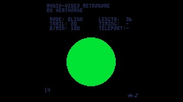 Programming Project: Audio-Video Metronome