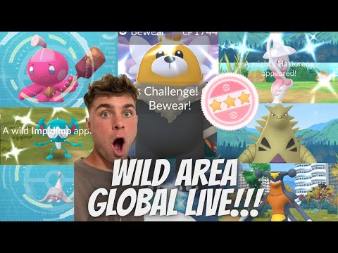 GLOBAL WILD AREA In Pokemon Go LIVE