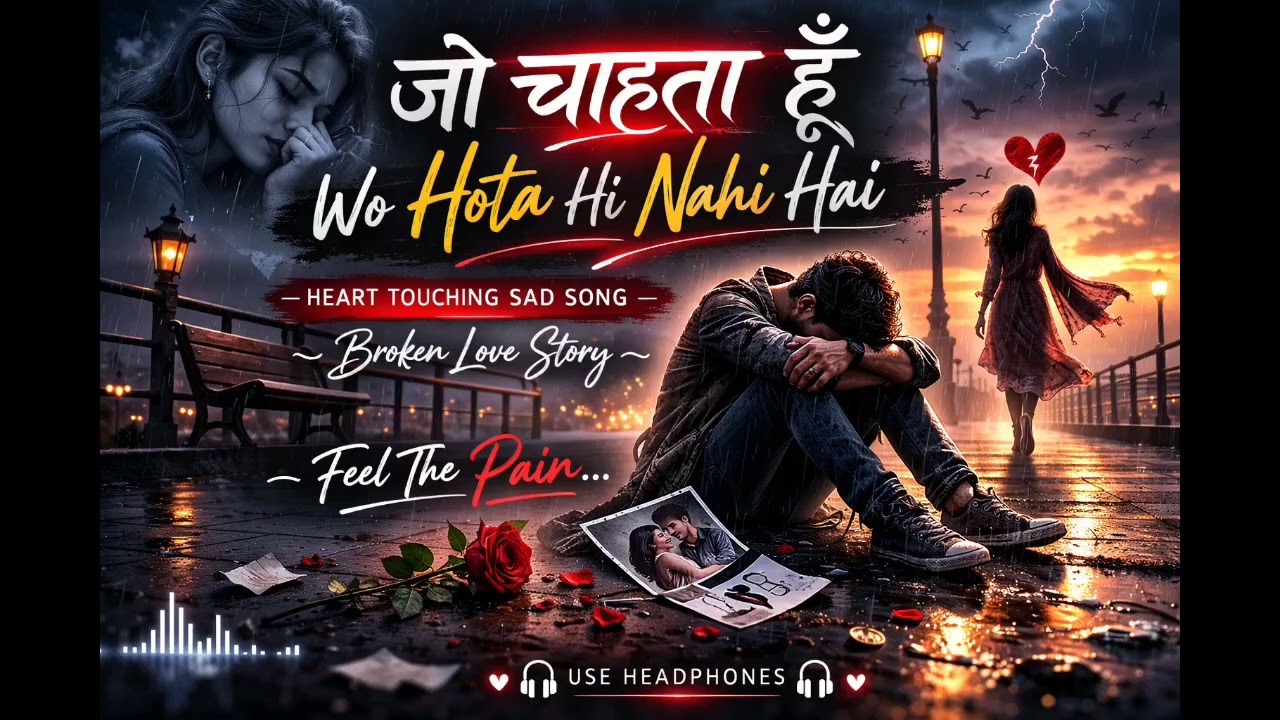 जो चाहता हूँ वो होता ही नहीं है | Heart Touching Sad Song 2026 | Broken Love Story 💔