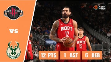 Steven Adams - 12 Points, 1 Assist, 6 Rebounds vs Bucks - 2025-26 Regular Season