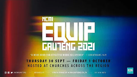 01 OCTOBER 2021 | NCMI EQUIP | THE BASE