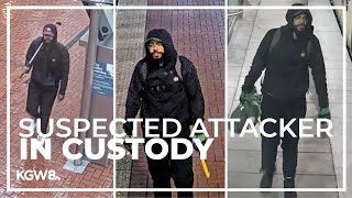 Suspect accused of 2 separate attacks, robberies in downtown Portland in custody, police say