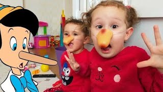 Bahar Ve Banu Alya Annesi̇ne Yalan Söyledi̇ Burunlari Uzadi ماما جابت بيبي - جنى مقداد طيور