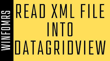 Read xml file into datagridview using c#