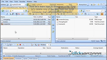 Uploading files using SmartFTP