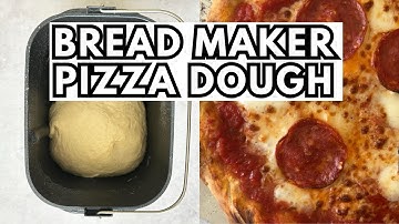 Bread Maker Pizza Dough - I Tried Making Pizza Dough in a Panasonic Bread Maker