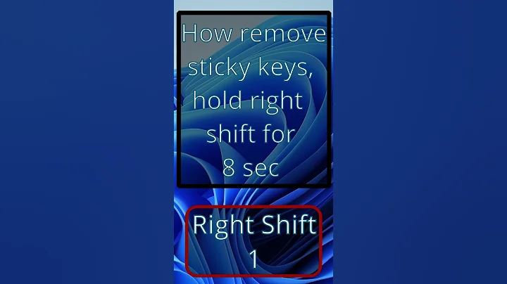 How To Turn Off Sticky Keys Easy