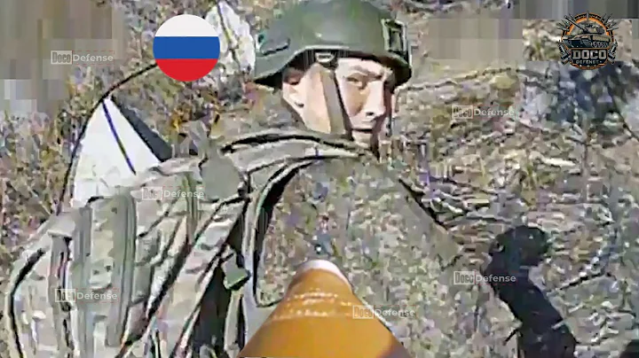 Ukrainian FPV Drone Strike Russian Soldiers on Face In Fierce Warfare
