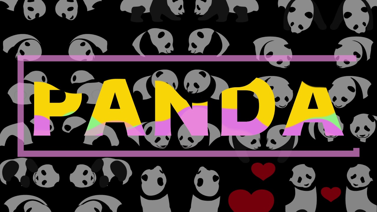 テキストアニメーション「PANDA」