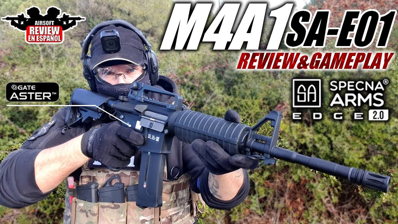 Specna Arms SA- E01 Edge 2.0 - Absolutamente Brutal! ( Review&Gameplay ) | Airsoft Review en Español