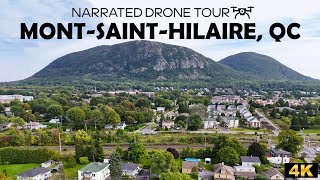 ⚜️ Discover Mont-Saint-Hilaire, Québec 🇨🇦 in Stunning 4K Drone Footage! | DJI Mini 4 Pro 🌄✨