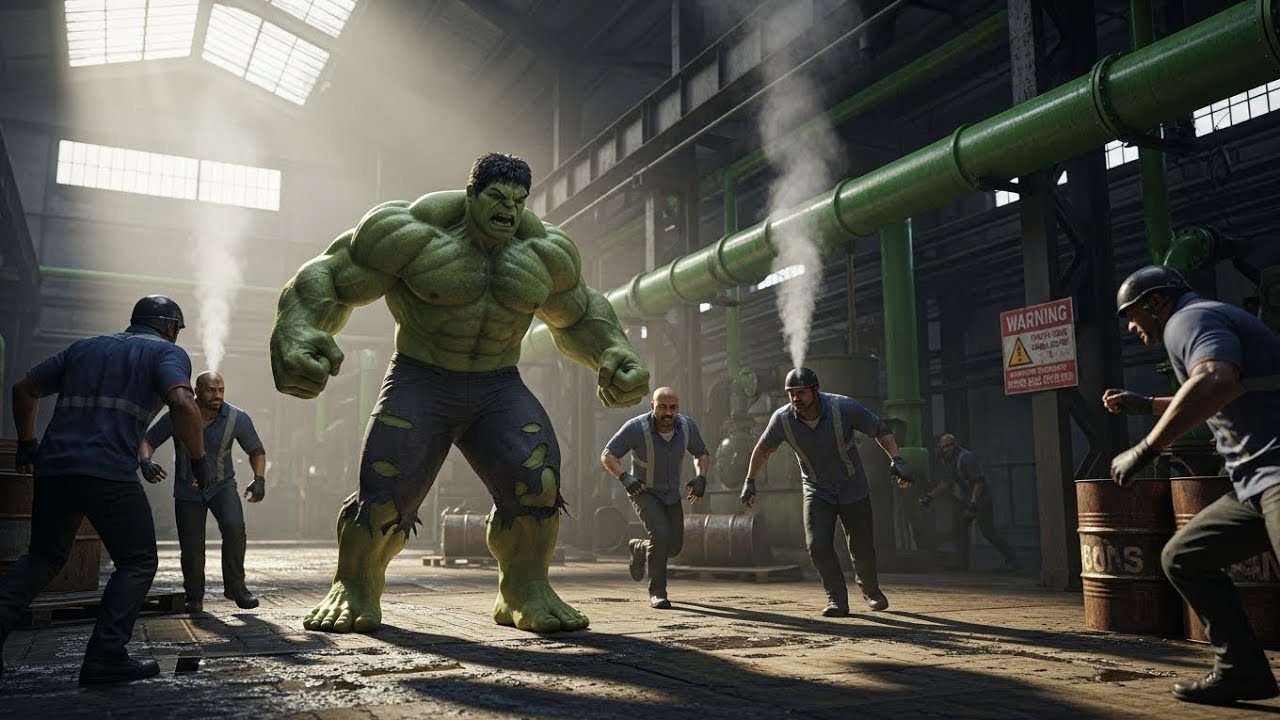 Hulk Saves the River! 💚 Epic Battle Against Pollution in Indian Village ...