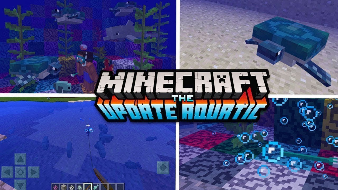 MINECRAFT POCKET EDITION UPDATE AQUÁTICO CONCEITO ! (MINECRAFT PE ...