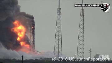 SpaceX rocket explodes on launch pad   CNN Video 2