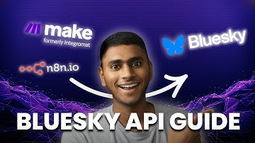 How to Automate Bluesky Posts via API & n8n, make com | Step-by-Step Tutorial + Free Template