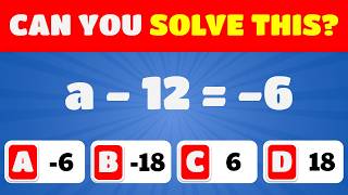 One-Step Equations Quiz: Subtraction Only | 10 Practice Questions ⭐ screenshot 3