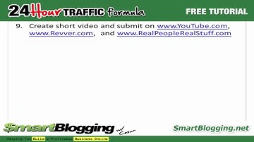 How To Generate Website Traffic In 24 Hours - Part 4