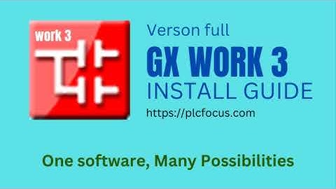 GX Works 3 install guide