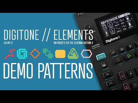 Digitone II Pack: Elements Volume 01 (Demo Patterns)