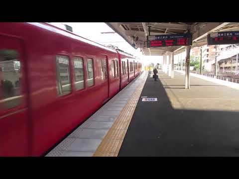 名鉄神宮前駅2番線　準急新可児行き到着