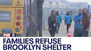 NYC migrant crisis: Families refuse Brooklyn shelter