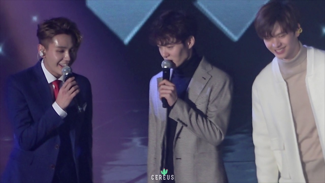 170121 BTOB TIME 비투비 솔로무대 후 멘트 직캠 (창섭 FOCUS)