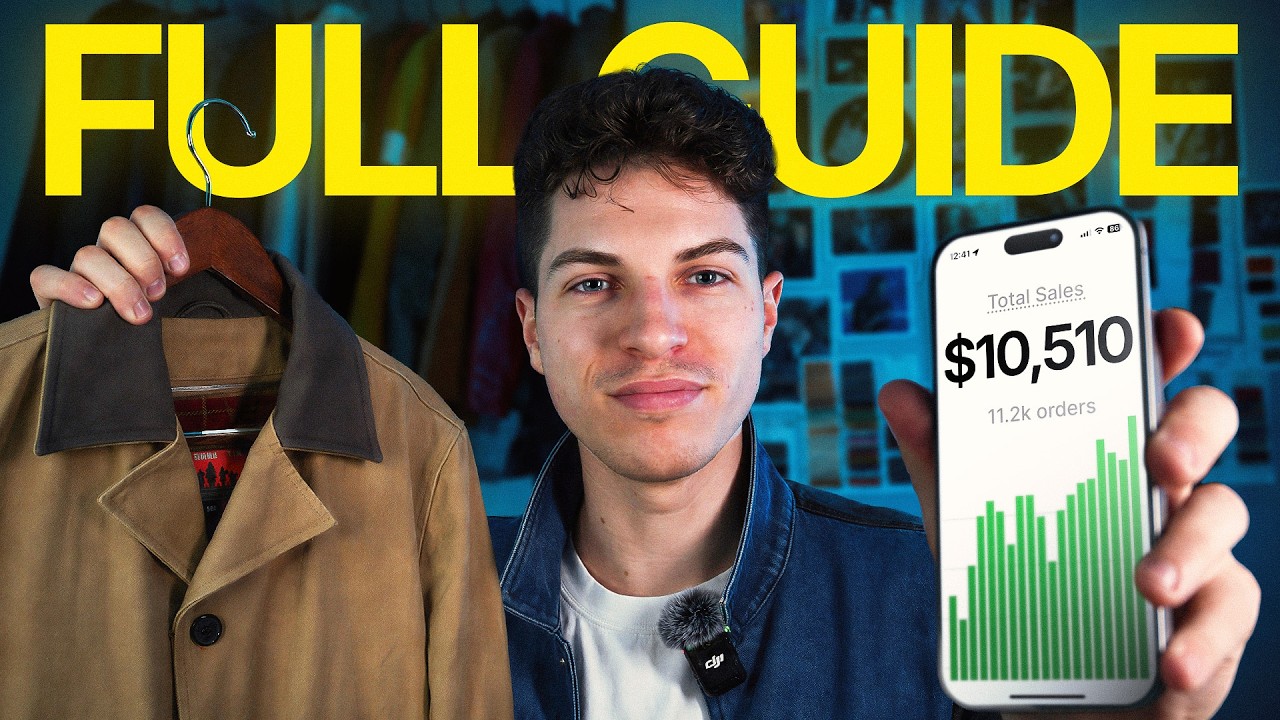 The $0 to $10k/mo Clothing Brand Blueprint, If I Started Over (FULL COURSE)