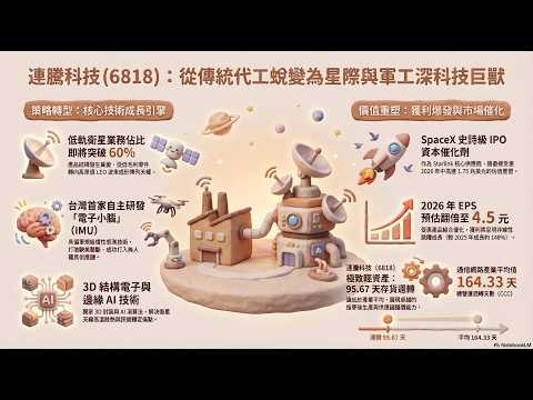 連騰科技（6818）：市場上兆元的盲點