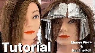 TUTORIAL | Money Piece & Hairline Foil | SIDE PART |  FULL Application screenshot 1