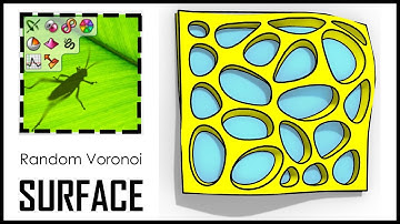 Rhino Grasshopper Tutorial (Voronoi On Surface)