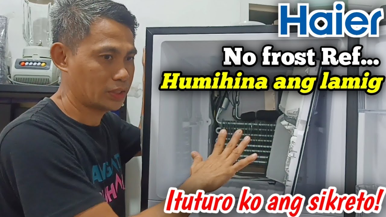 HOW TO REPAIR LOW COOLING NO FROST REF | HAIER