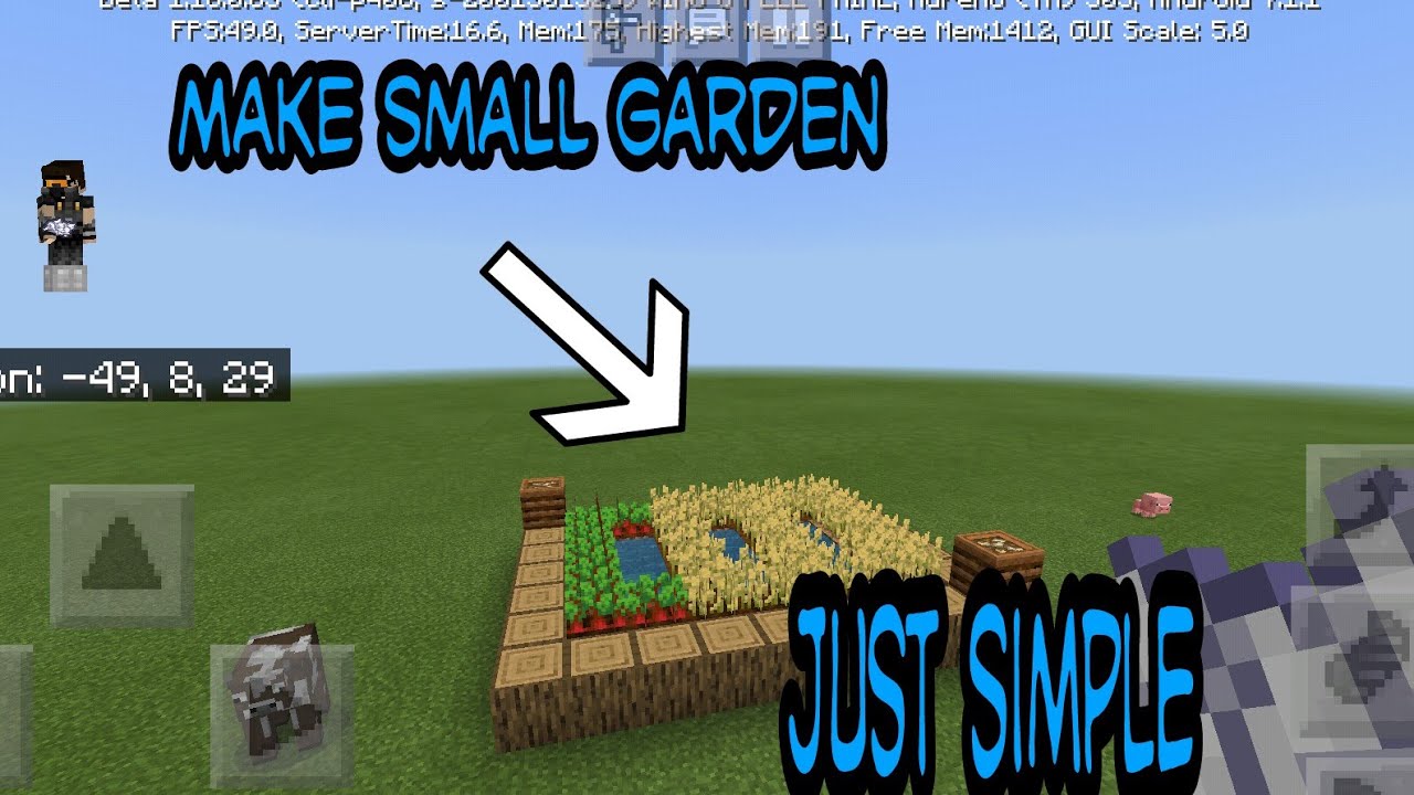 Make The Garden | Easy To Build | Minecraft.... - YouTube