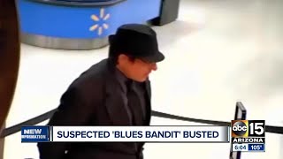 Blues Bandit arrested in connection with 8 bank robberies