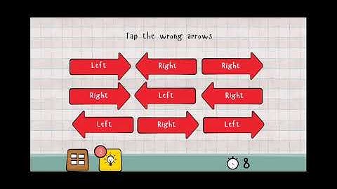 Logic Master 1 - Mind Twist Level 185 Solution | Tap the wrong arrows