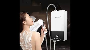 Máy nước nóng tắm trực tiếp Ginetar 5500W, an toàn, chống giật, làm nóng nhanh