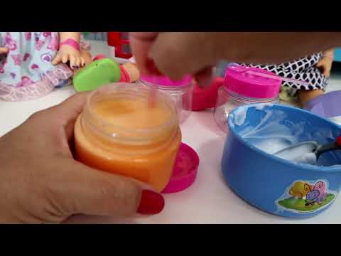 COMIDINHA PARA BONECAS PAPINHAS RECEITINHA BABY ALIVE AMANDINHA