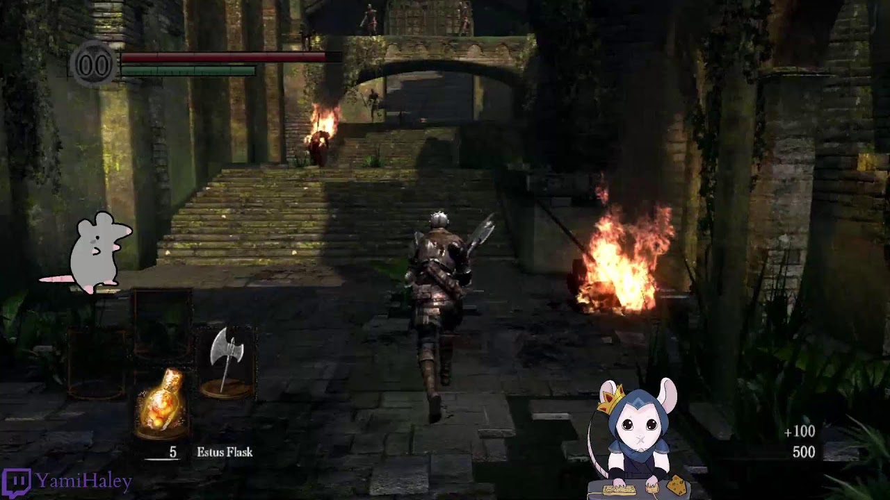 First YT Stream & First Playthrough of a souls game eva. 🐀