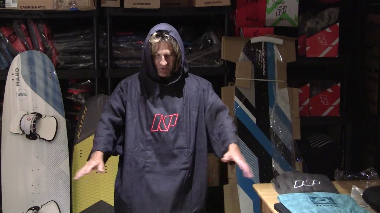 Kiteboard Changing Ponchos by Mystic and NP/Cabrinha