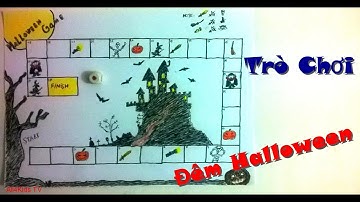 Board Game Đêm Halloween - How To Make Halloween Board Game For Kids Tutorial