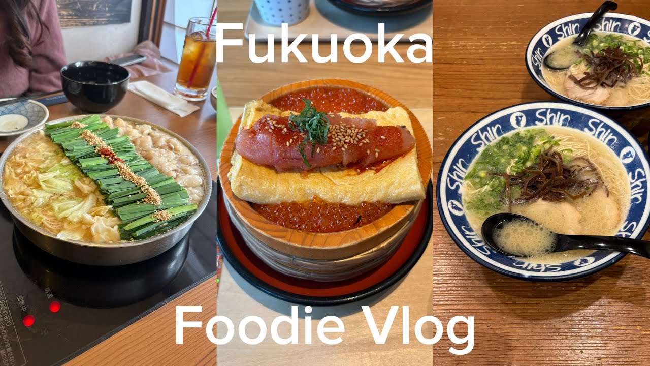 【VLOG】福岡2泊3日食べまくり旅行✈️🍜✨