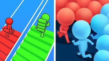 Bridge Race. Count Masters: Crowd Runner 3D. Satisfying mobile games.