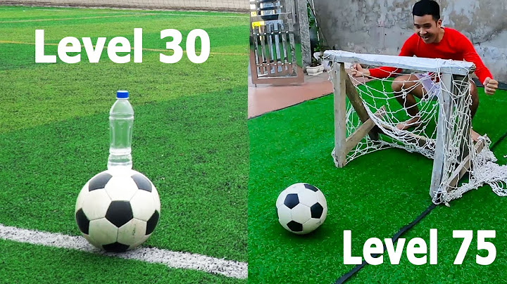 PHD | Sút Bóng Level 1 Đến Level 100 | Football Trick Shots Football